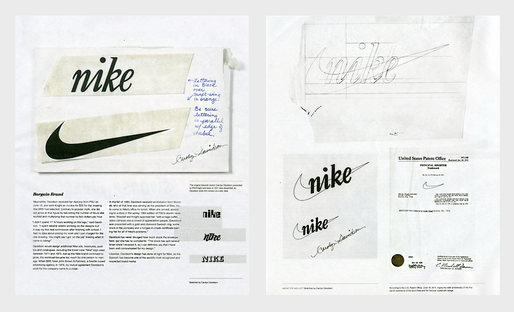 Historia del logotipo de Nike su significado y foto en el momento de su creación Turbologo