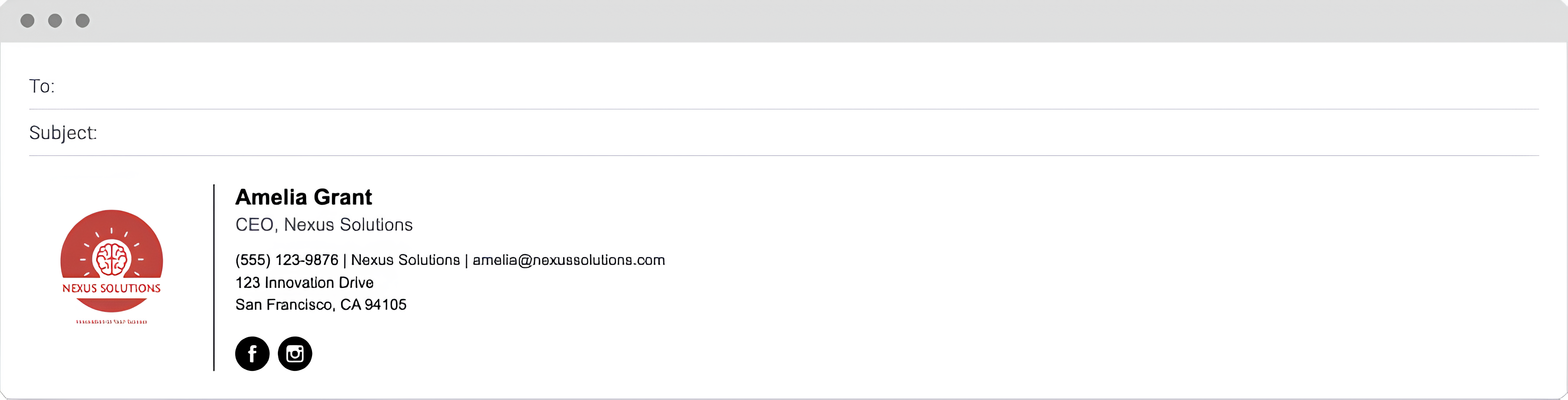Generator Tanda Tangan Email AI — amelia grant fccecfaceb9bf2afc7fdfc2d3d5bea9cc5c