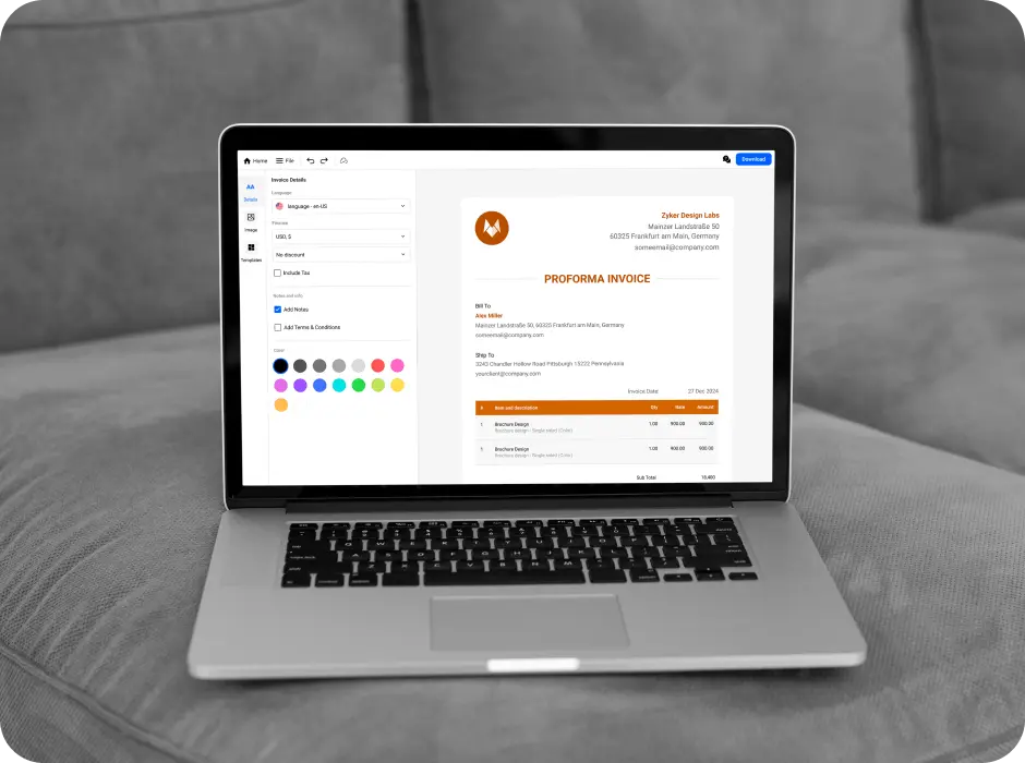 Invoice generator – Create invoices — invoice header 2cfc3d3fd9cb8b1fbeda0eefbec