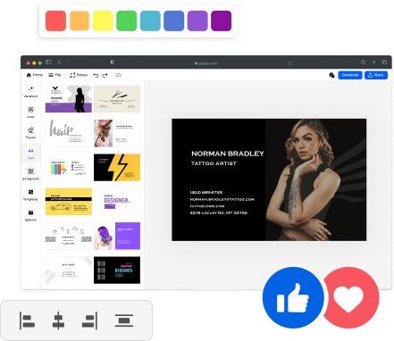 AI Business card maker: quickly — image dbcdf5ae4aefaa6dbcdcffeab