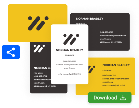 AI Business card maker: quickly — vis identity 7db5a1d2b7edfde5a2e4efcffc7a1b3ffbacebae