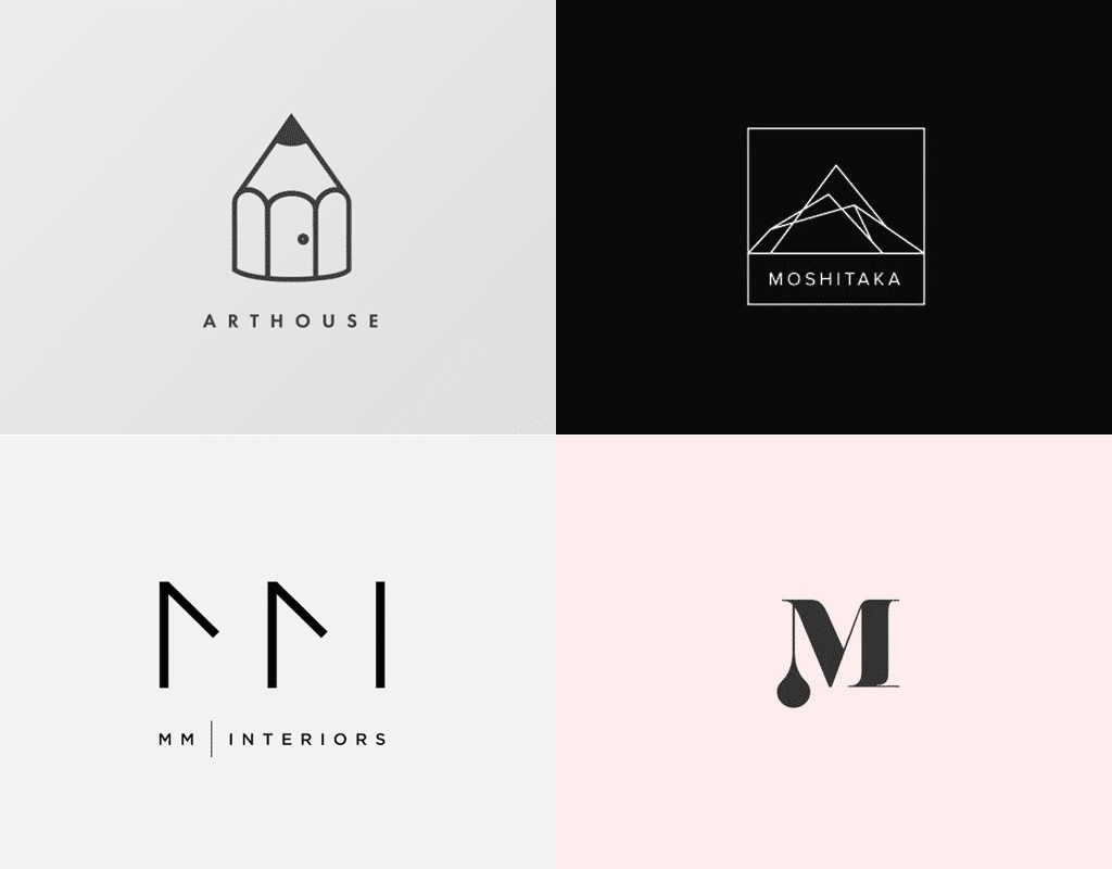 Minimalistische Logos Minimalistische Logos