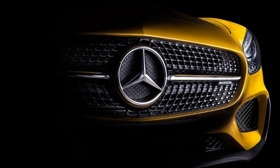 Mercedes Benz logo cover