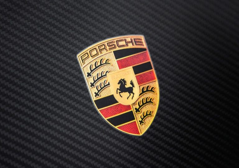 Porsche logo cover