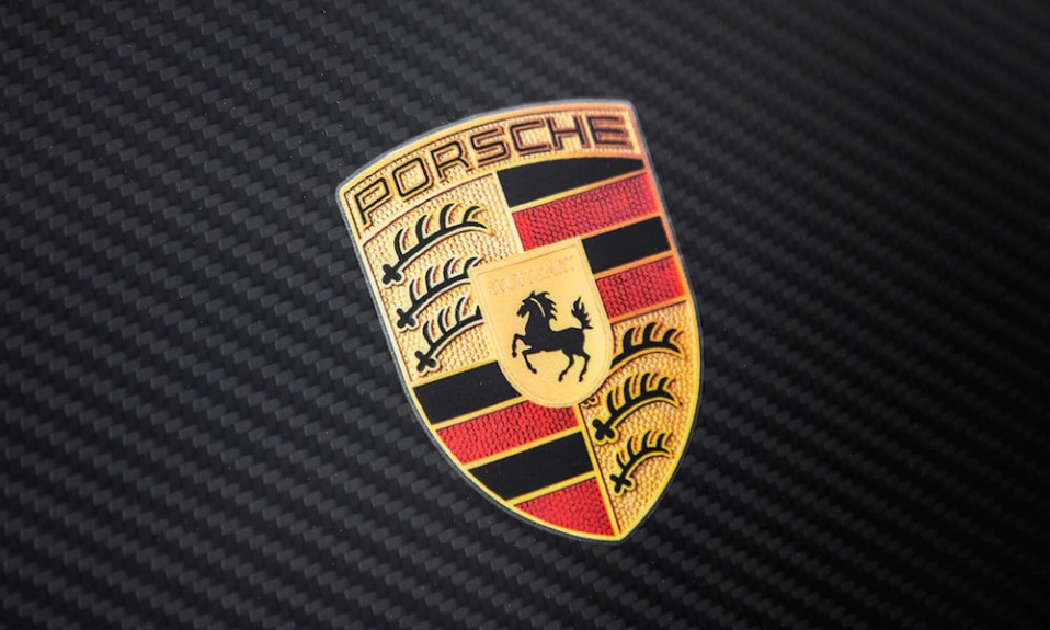Porsche logo cover
