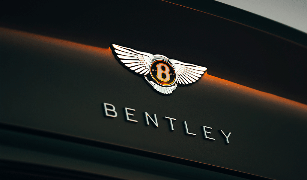 Bentley kompatible LED Auto Türschwelle Platten Leuchtendes LOGO 