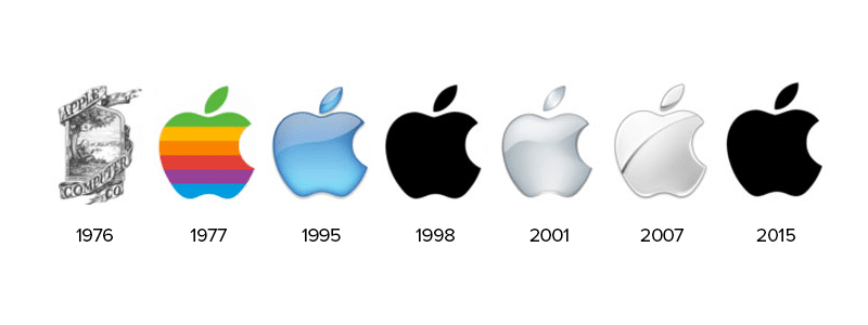 Apple logo history