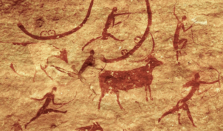 History of logo: cave art