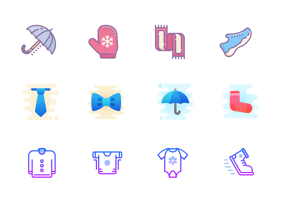 clothes shop icons