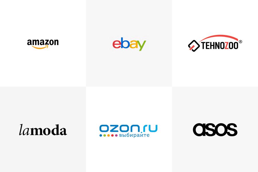 Modern popular logos