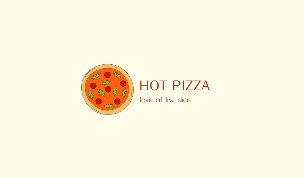 restaurant logo pizza