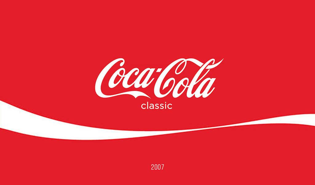 Coca-Cola logo, 2007