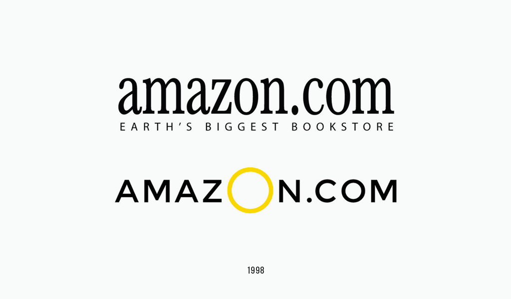 Amazon logos, 1998