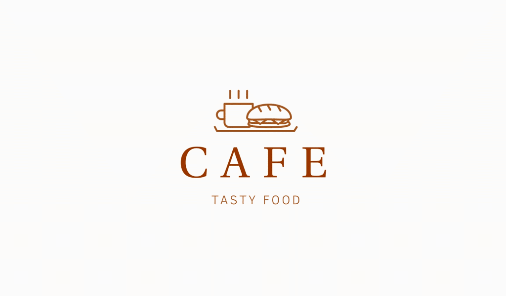 Logo for a cafe and restaurant