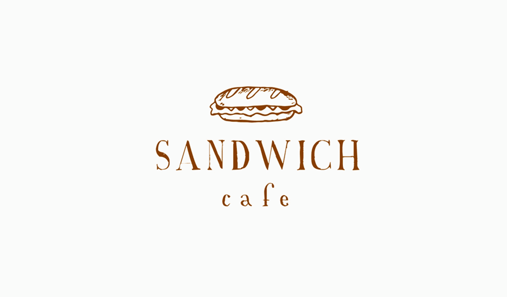 cafe logo sandwich