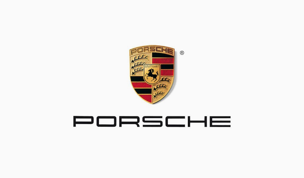 porsche logo drawing