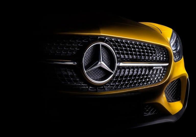 Mercedes Benz logo cover