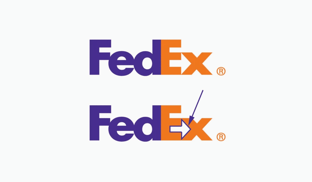 Fedex logo hidden symbol