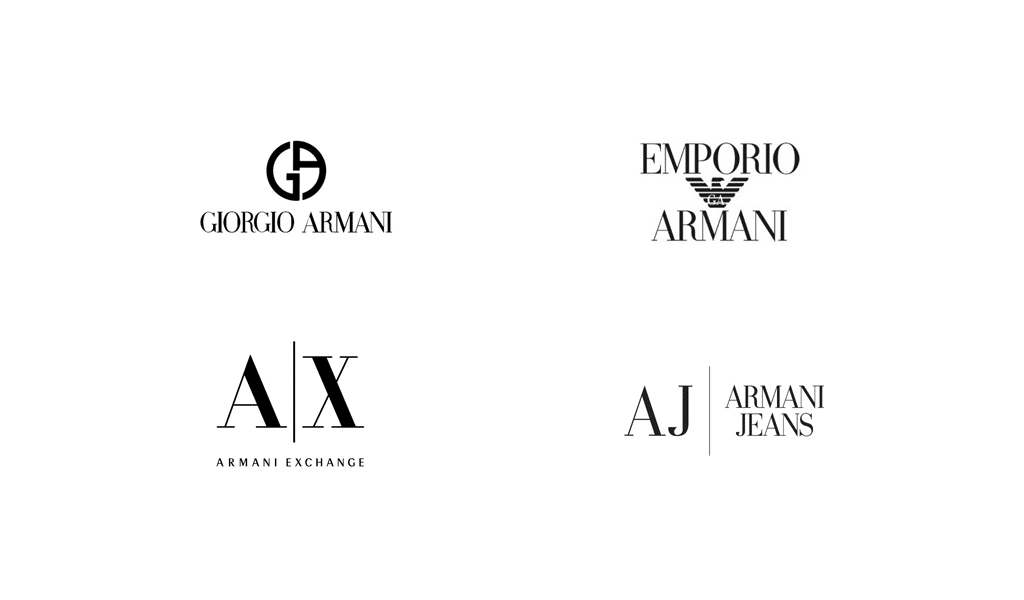 Armani logo history