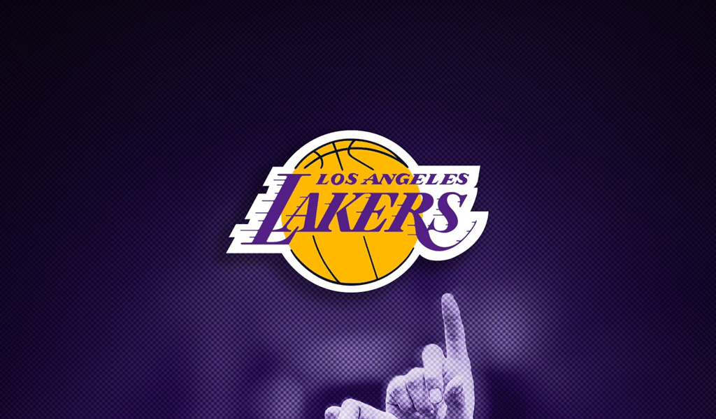 Los Angeles Lakers Logo In Yellow Purple Background HD Lakers Wallpapers, HD Wallpapers