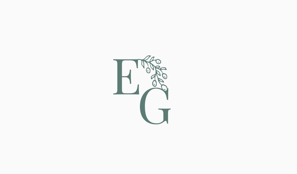 Monogram logo EG