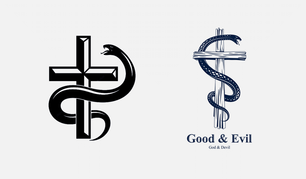 Cross snake logos 2