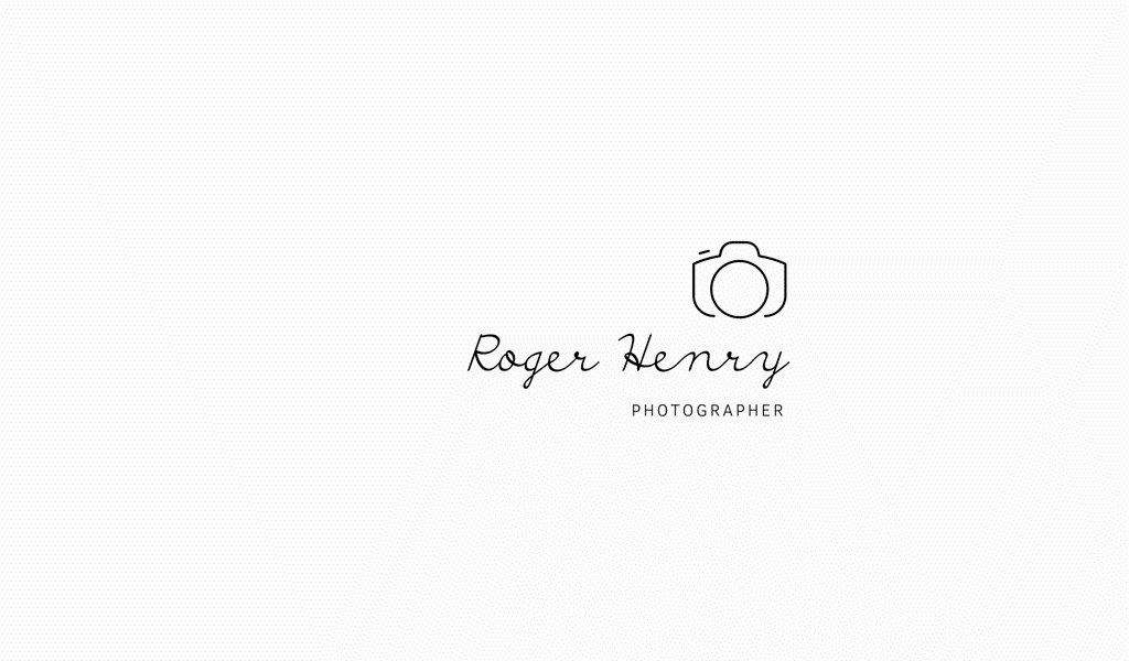 minimalistic logo camera