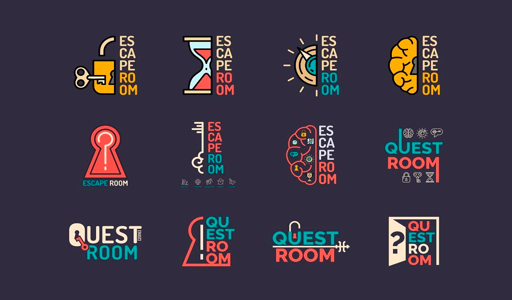 Escape room logos