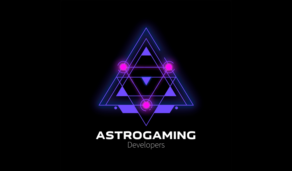 logo gaming holographic