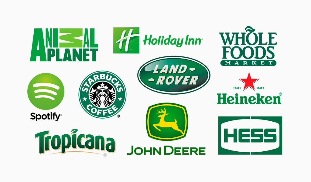 Green logos