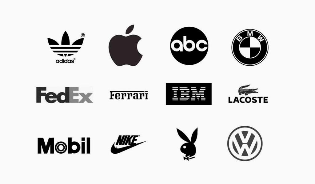 White logos