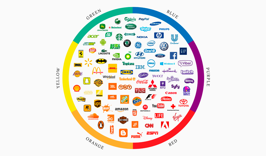 Logo colors: circle colors