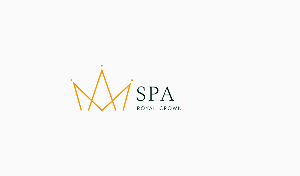 Geometric Crown Luxury Logo