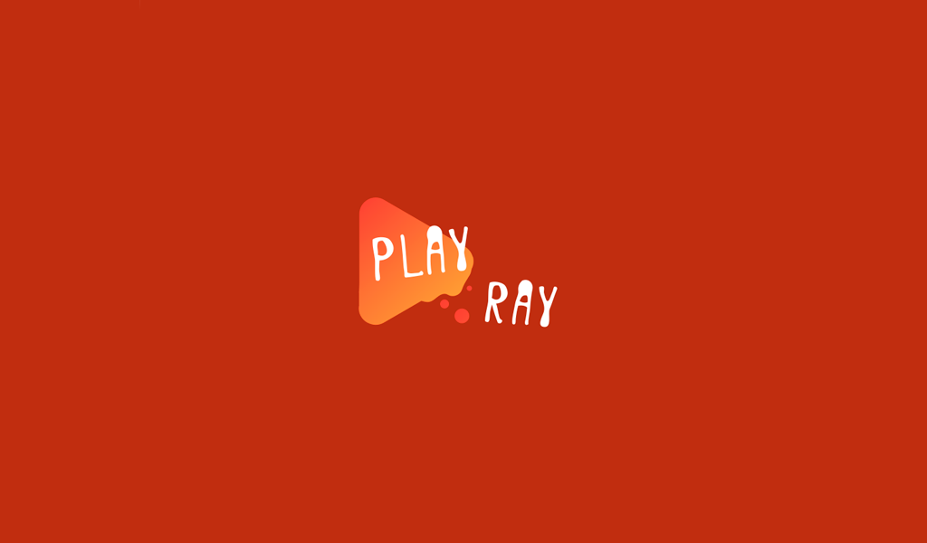 Orange Play Icon Logo