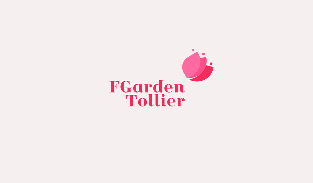 Pink Flower Bud Logo