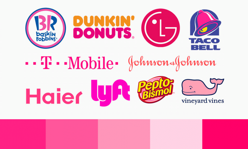 Top Brands With Pink Logo & Why Companies Choose Pink - Marketing Mind