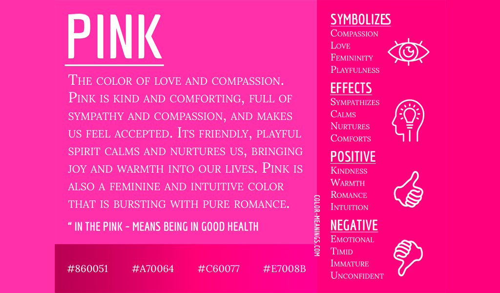 psychology pink color