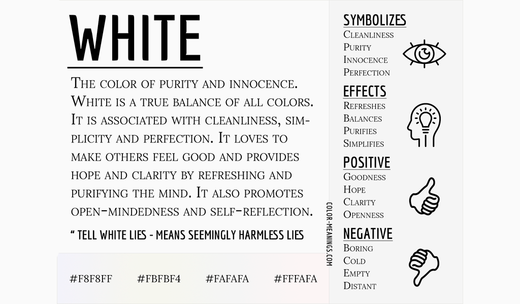 White Color Psychology 