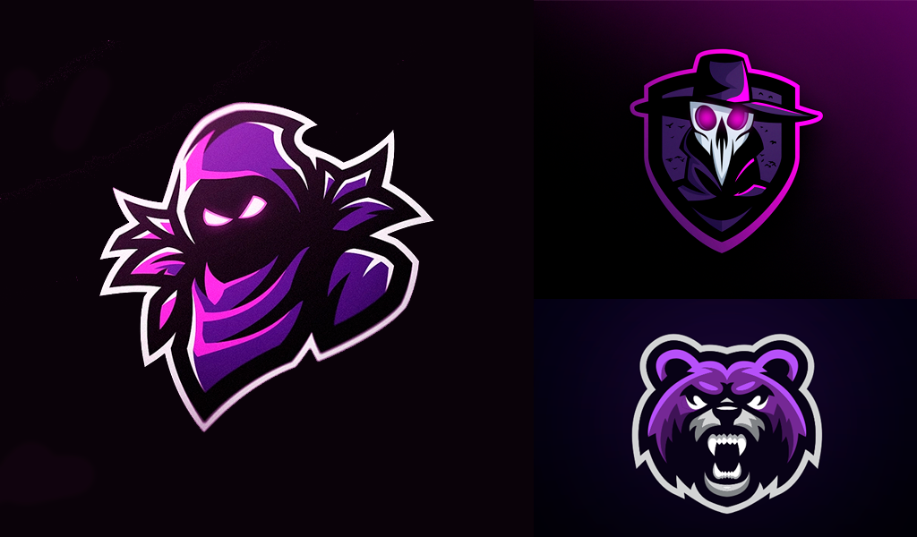 mascot gaming logos