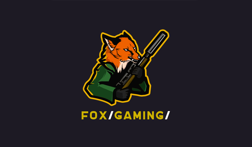 Fox Weapon Gaming Logo mascot