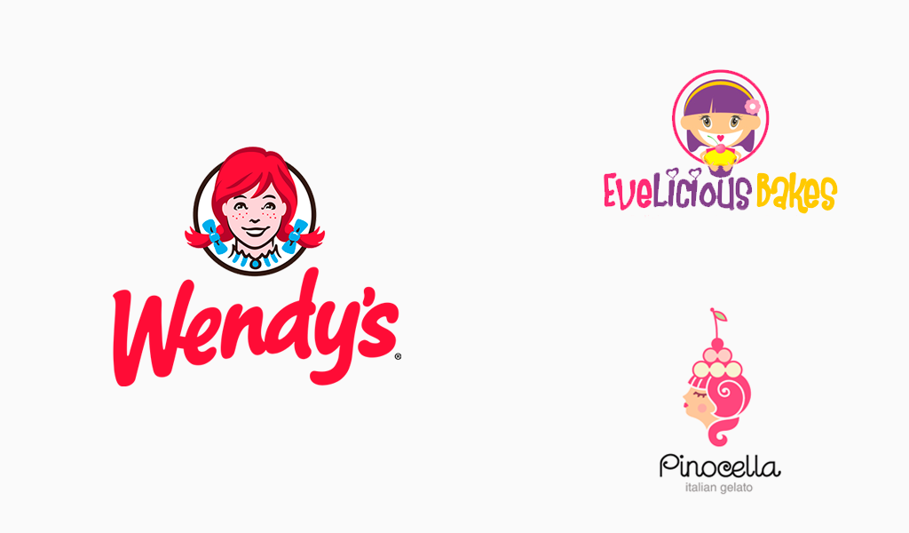 girl mascot logos