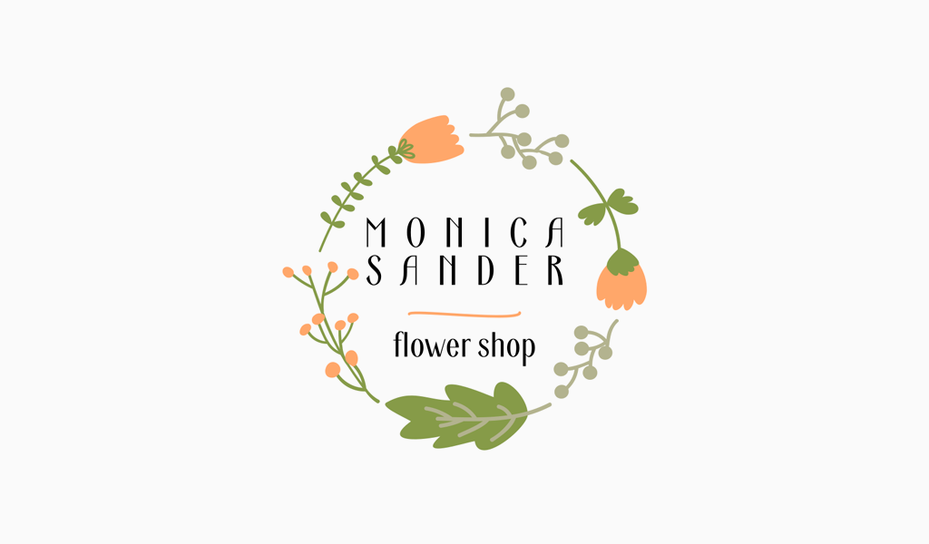 Wreath Of Flowers Logo