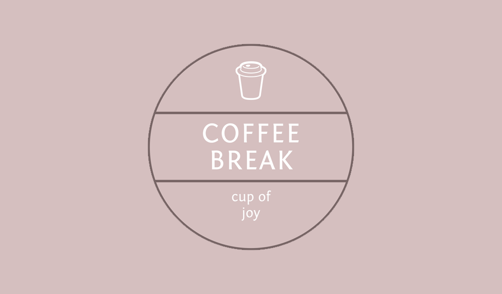 Cup Of Coffee Circle Logo