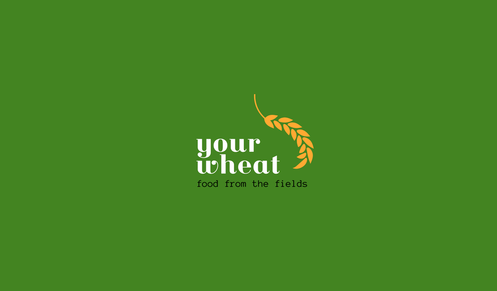 Wheat Ear green organic Logo
