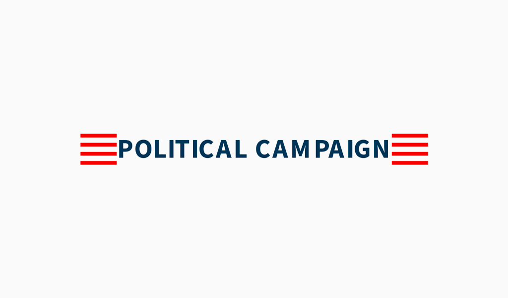 Political horisontal lines Logo