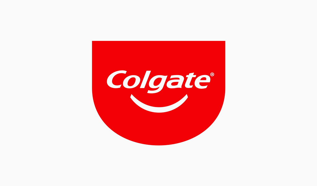Sorriso do logotipo da Colgate