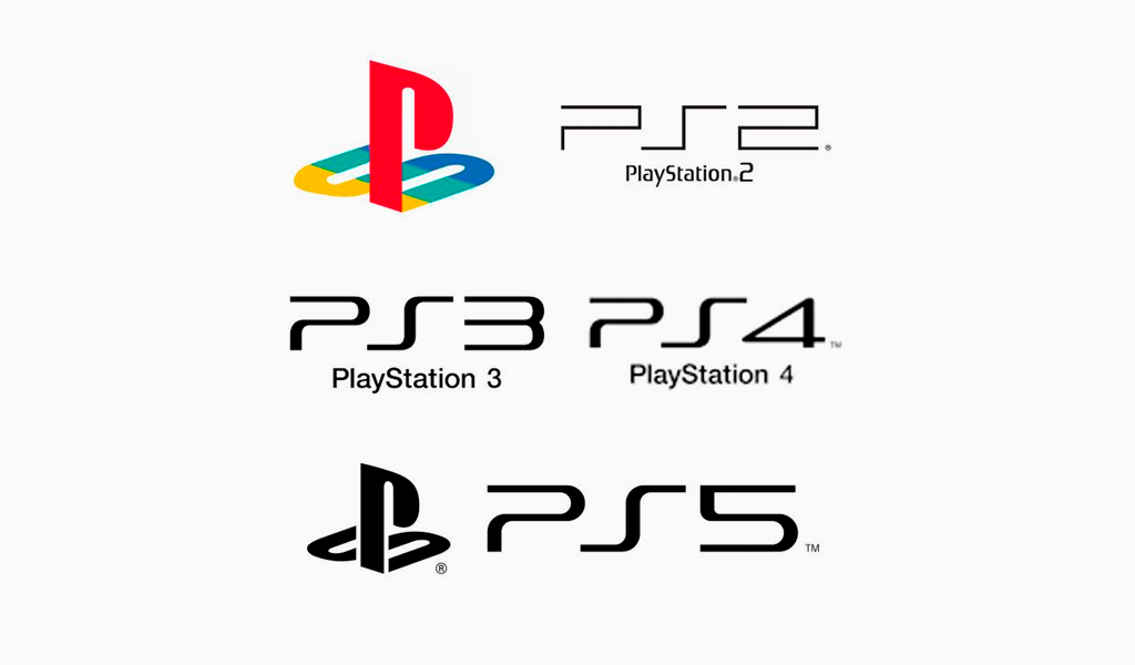 All PlayStation logos from the original colorful logo to the modern ...