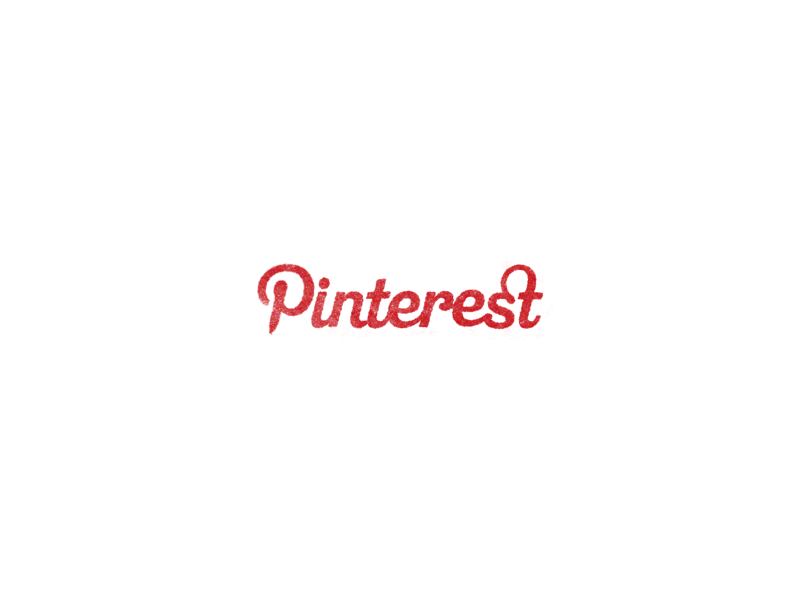 Pinterest logo animé