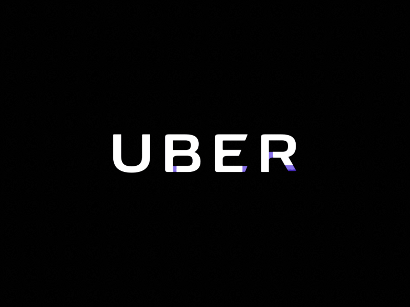 Uber logotipo animado