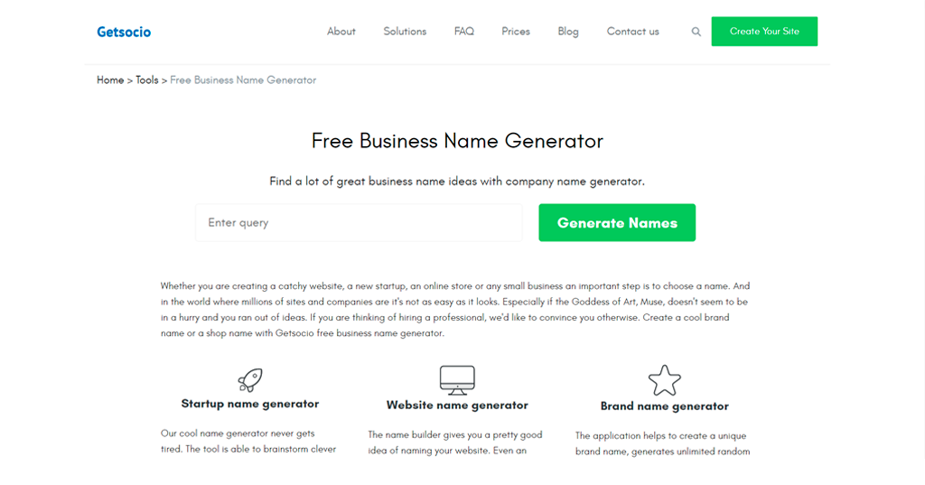 business name generator